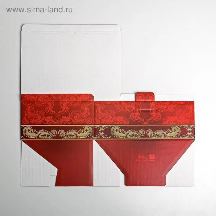 Коробка подарочная сборная, упаковка, &laquo;С 23 февраля&raquo;, 26&times;19&times;10 см