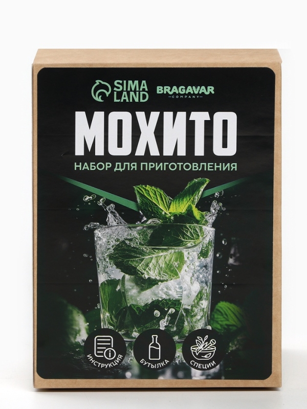 Набор для приготовления настойки «Мохито», набор специй, штоф