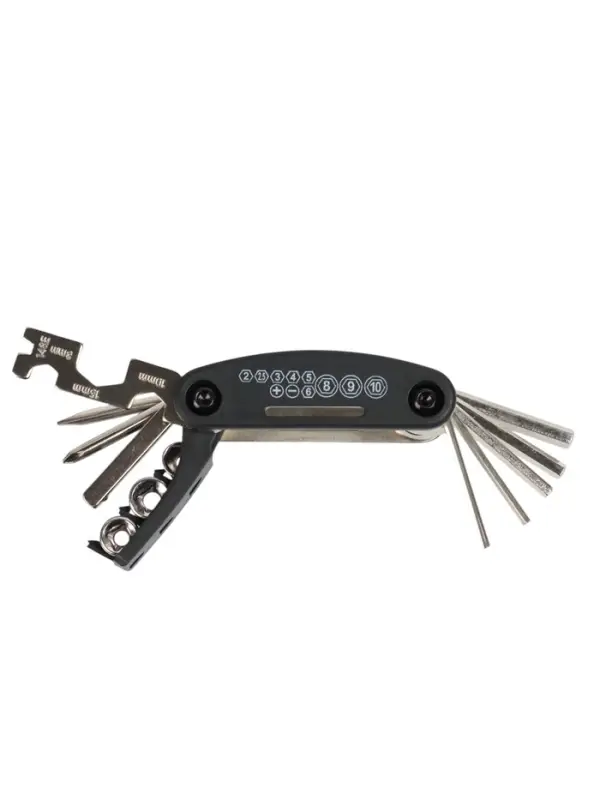 Набор велоинструментов: чехол, мультитул, ремкомплект, монтажки