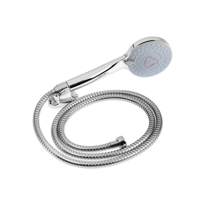 Набор для душа ZEIN Z0305, шланг 150 см, держатель, лейка 5 режимов, хром Набор для душа ZEIN Z0305, шланг 150 см, держатель, лейка 5 режимов, хром