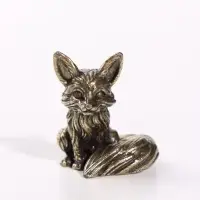 Фигурка декоративная &laquo;Лисёнок&raquo;, металл, 2.6&times;2.9&times;3.3 см