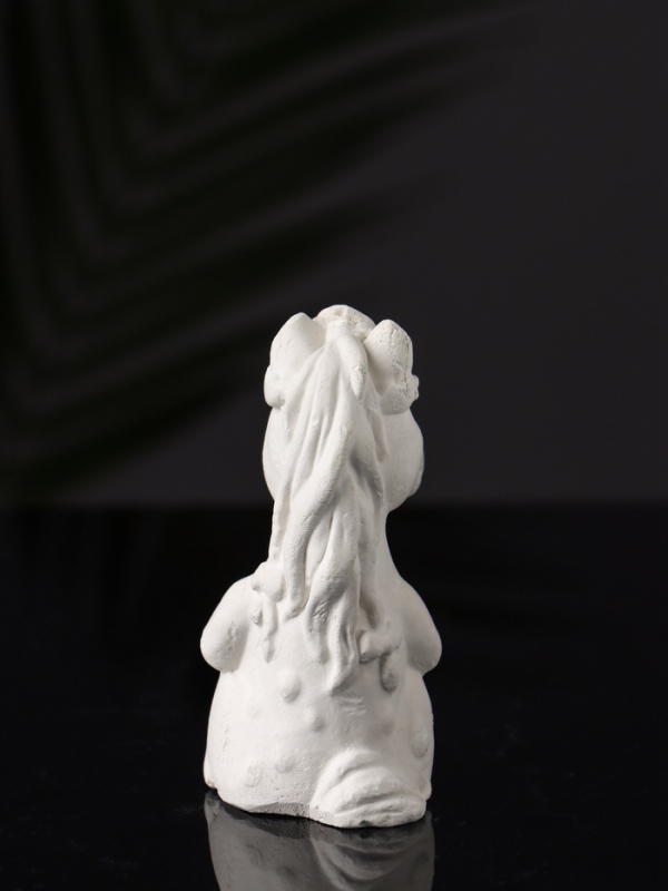 Фигура под роспись  Фигура под роспись "Лошадка с косой"  9х5х5 см