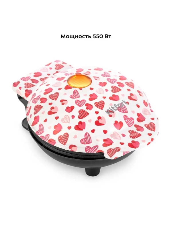 Вафельница электрическая для венских вафель КТ-1684 - 550 Вт Вафельница электрическая для венских вафель КТ-1684 - 550 Вт