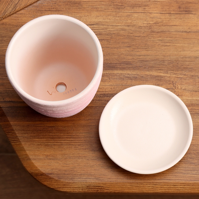 Горшок цветочный Букле розовый крокус №1, 0,7 л, d - 11,7 см Горшок цветочный Букле розовый крокус №1, 0,7 л, d - 11,7 см