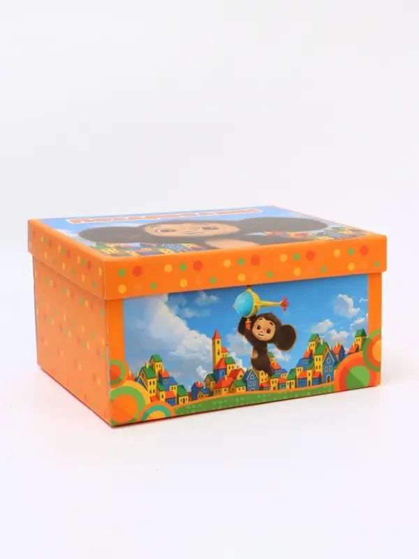 Коробка подарочная «Поздравляю», Чебурашка, 31 х 25,5 х 16 см Коробка подарочная «Поздравляю», Чебурашка, 31 х 25,5 х 16 см