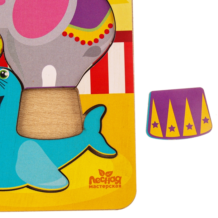 Головоломка логическая «Животные в цирке» 30х10 см Головоломка логическая «Животные в цирке» 30х10 см