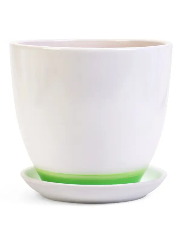 Набор горшков цветочный поддоном 4 шт 0,4 / 1 / 2,5 / 5 л керамика, Азия Набор горшков цветочный поддоном 4 шт 0,4 / 1 / 2,5 / 5 л керамика, Азия