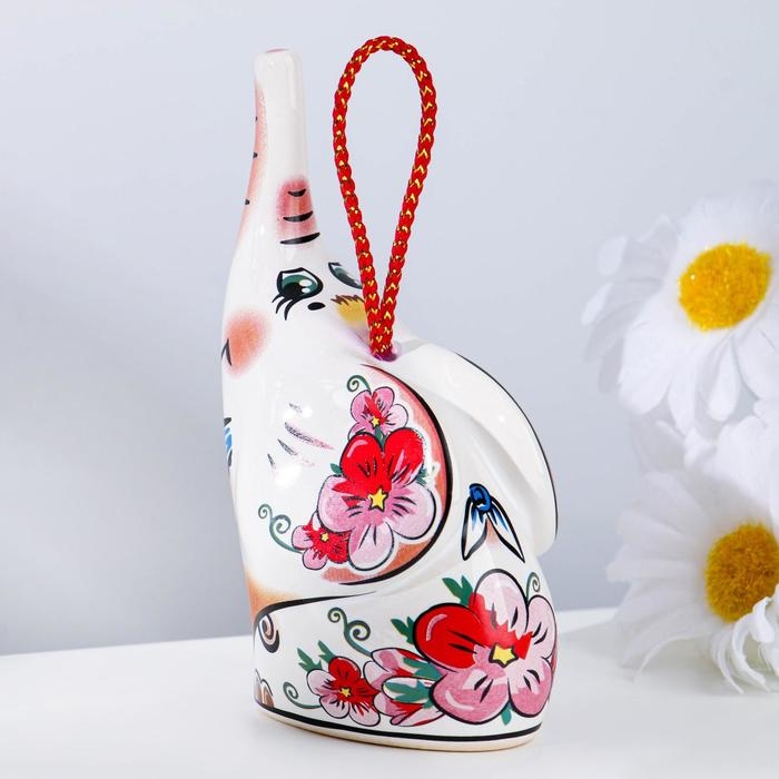 Сувенирный колокольчик Сувенирный колокольчик "Слоник. Выше нос", 10 см, микс