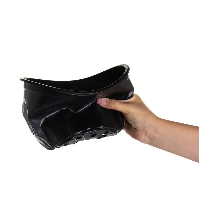 Горшок для рассады, 4 л, d=21 см, h=15 см, мягкий пластик, чёрный, Greengo Горшок для рассады, 4 л, d=21 см, h=15 см, мягкий пластик, чёрный, Greengo