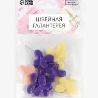 Нитевдеватели &laquo;Бабочка&raquo;, 3.5&times;2.2&times;0.2 см, 10 шт., цвет разноцветный
