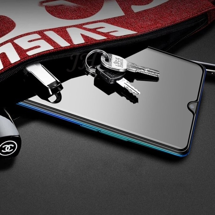 Защитное стекло 9D Luazon для Honor 8A/Y6 (2019), полный клей, 0.33 мм, 9Н, черное