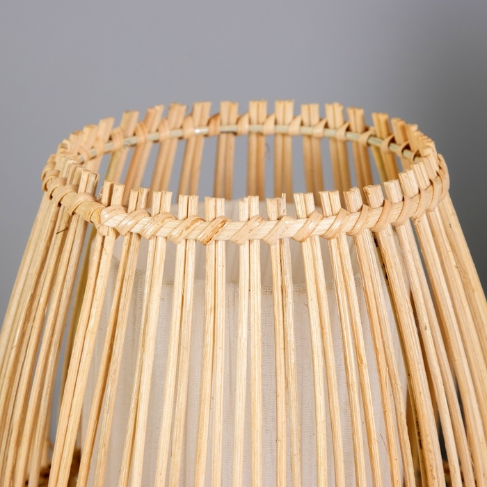 Светильник настольный из ротанга Светильник настольный из ротанга "Рату" 1х120Вт, Е27, 20х20х30 см