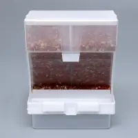 Автокормушка для птиц &laquo;Пижон&raquo;, 8.5&times;8&times;15.4 см, пластик, белая