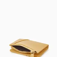 Кошелёк женский на кнопке, 11.5&times;2&times;9 см, комбинированный, жёлтый