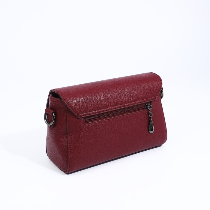 Сумка-мессенджер на молнии, цвет бордовый Сумка-мессенджер на молнии, цвет бордовый