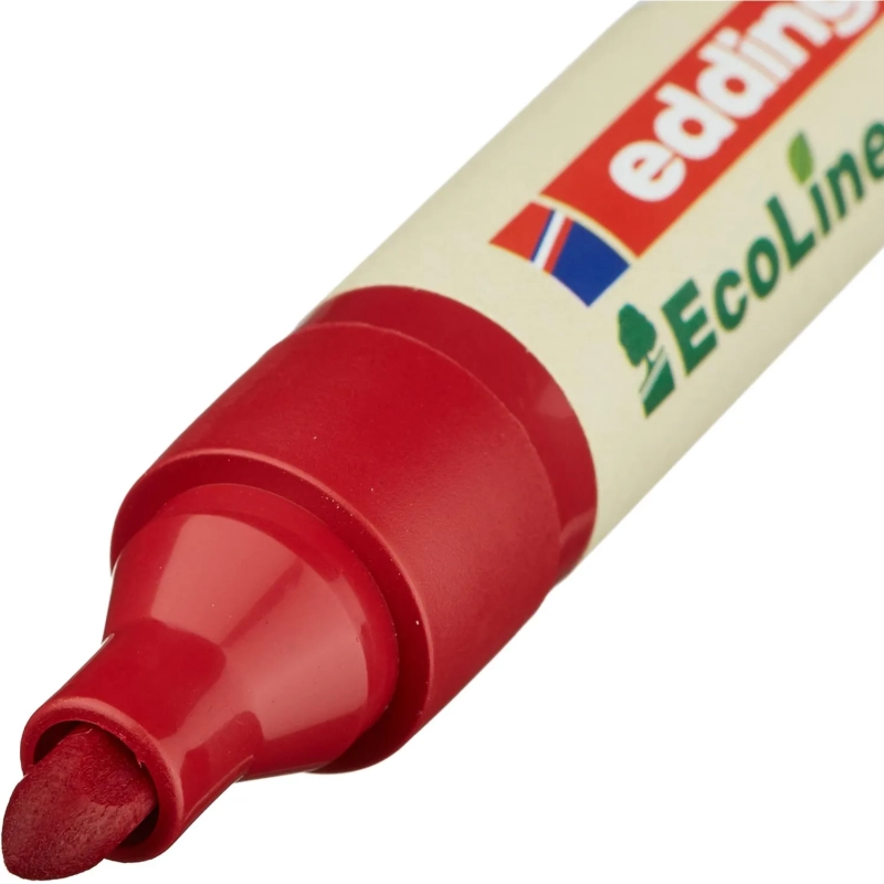 Маркер для флипчартов по бумаге EDDING 31/2 Ecoline, 1,5-3 мм, красный