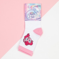 Носки для девочки «Пинки Пай», My Little Pony, 18-20 см, цвет белый