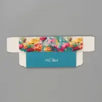 Коробка подарочная с окном &laquo;С любовью. Цветы&raquo;, 18&times;5.5&times;5.5 см, самосборная