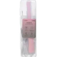 Плойка для волос Luazon LW-08, 25 Вт, керамическое покрытие, d=19 мм, сиреневая