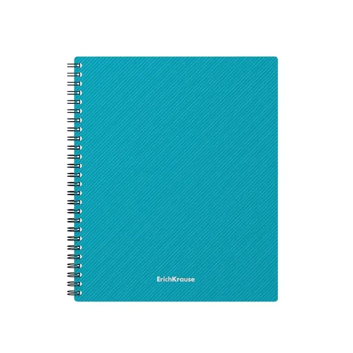 Тетрадь на спирали ErichKrause. Glance Vivid А5, 80 листов, в клетку, пластиковая обложка, блок офсет, 100% белизна, МИКС