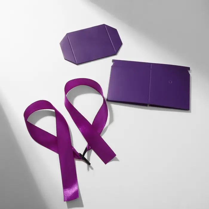 Коробочка подарочная складная «Презент» 6×6×6, фиолетовый