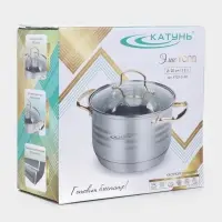 Кастрюля 3,5 л "ЭЛИС ГОЛД" ф20х12,5 см