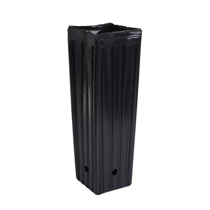 Пакет для рассады, 2.2 л, 10×10 см, h=29 см, полиэтилен, чёрный, Greengo
