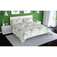 Постельное белье 1,5сп,Mesogeya набивн.бязь 120г/м2 (нав.70х70-2шт),28952