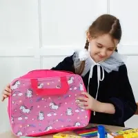 Набор первоклассника, 40 предметов, Calligrata &laquo;Единороги&raquo;, в папке