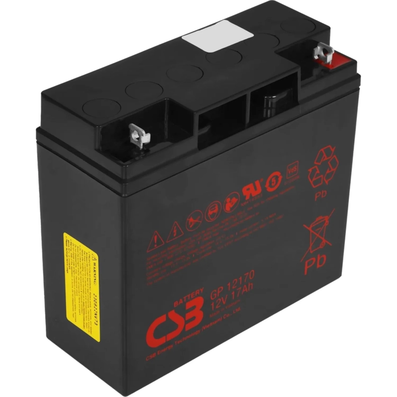 Батарея для ИБП CSB серия GP, GP12170 B3 CSB, 12В/17Ач, болт М6