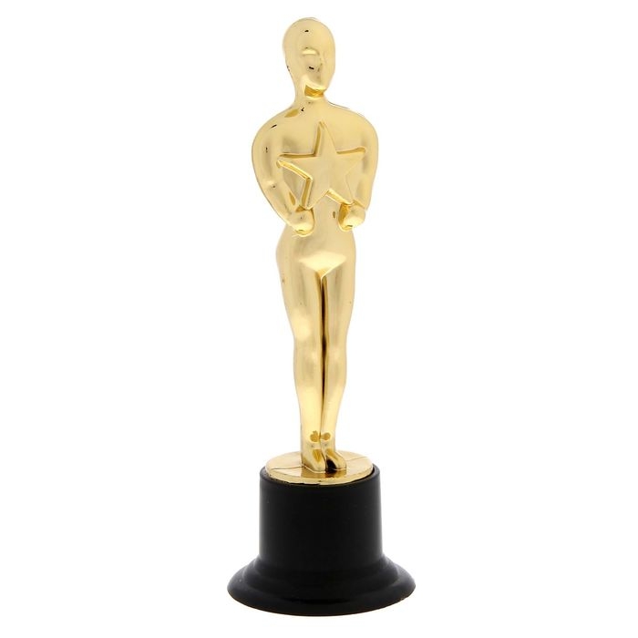 Наградная фигура мужская, «Оскар», подставка пластик черная, 15,5 х 5 х 5 см Наградная фигура мужская, «Оскар», подставка пластик черная, 15,5 х 5 х 5 см