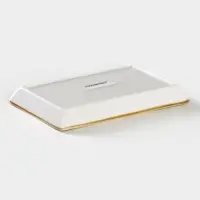 Маслёнка Magistro «Церера», 18×12 см, фарфор, белая Маслёнка Magistro «Церера», 18×12 см, фарфор, белая