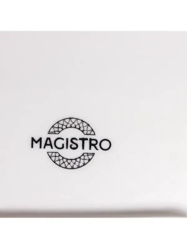 Блюдо сервировочное Magistro &laquo;Квадрат Бланш&raquo;, d=30.5 см, фарфор, белое