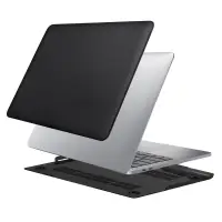Чехол Mbook Pro 16 (2024/2023/2021) матовый черный (A2485 M1/A2780 M2/A2991 M3/A3403 M4/A3186 M4)