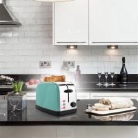 Тостер для хлеба с поддоном КТ-2014 2 слота