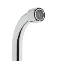 Излив для смесителя ZEIN, 3/4", S-образный, нержавеющая сталь, по оси 23 см, аэратор пластик
