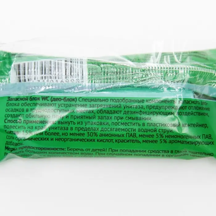 Чистящее средство для унитазов Haus Frau  Чистящее средство для унитазов Haus Frau "Хвоя", запасной блок, 1 шт.