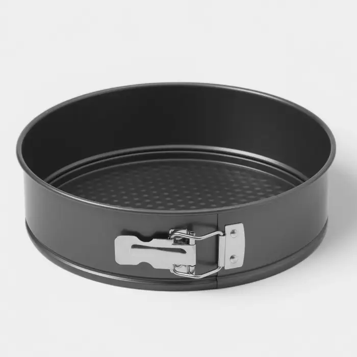 Набор форм для выпечки Доляна &laquo;Элин. Круг&raquo;, 3 предмета: d=22/24/26 см, съёмное дно, антипригарное покрытие, чёрный