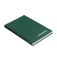 Ежедневник недатир А5 160л бумвинил, зеленый