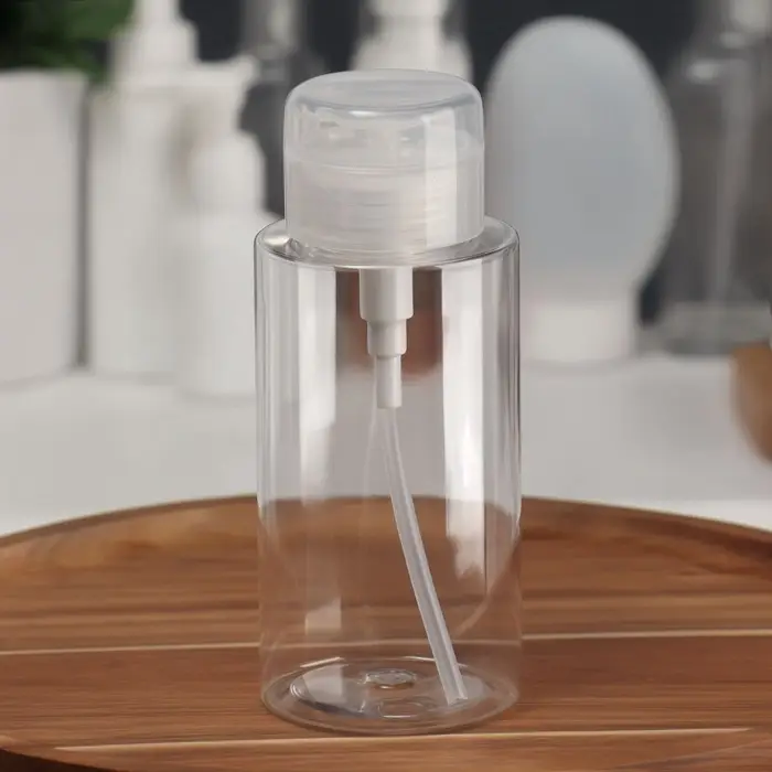 Флакон с помпой, 300 мл, прозрачный