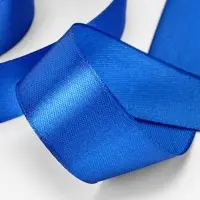 Лента атласная, 25 мм, 23&plusmn;1 м, синяя №40