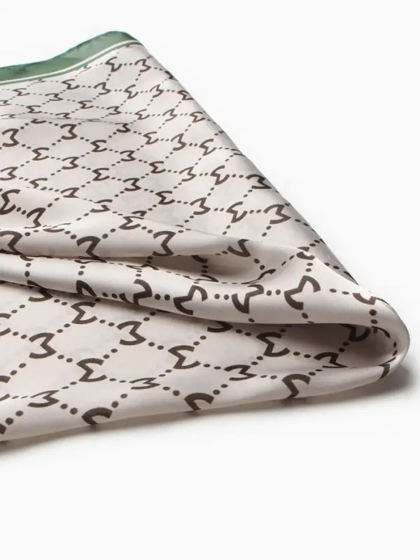 Платок женский MINAKU 70*70 см, зеленый