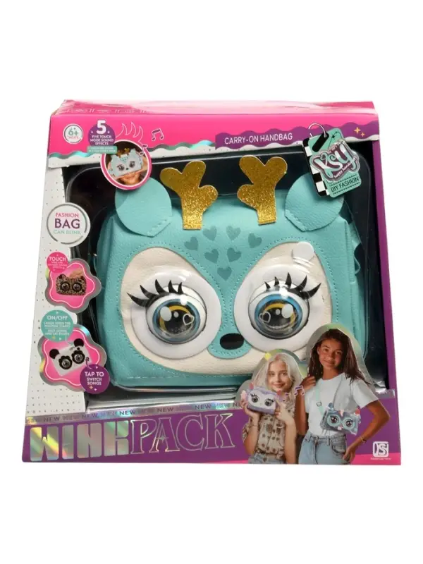 Музыкальная игрушка-сумочка Музыкальная игрушка-сумочка "Олененок" звук, глазки моргают