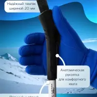 Палки лыжные стеклопластиковые, длина 110 см, МИКС