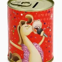 Копилка-банка металл "Коплю на себя" ,7,5 х 9,5 см