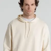 Толстовка с капюшоном унисекс Hoodie, светло-желтая, размер S