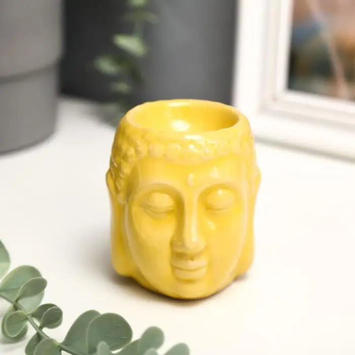 Аромалампа для эфирных масел &laquo;Будда&raquo;, керамика, 8&times;7.2&times;7.2 см, МИКС