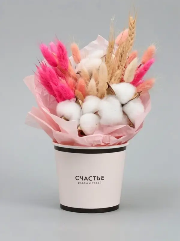 Стакан для цветов 1.5 л, &laquo;Счастье&raquo;