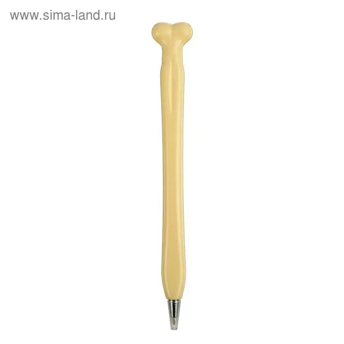 Ручка - прикол шариковая Calligrata «Кость», МИКС Ручка - прикол шариковая Calligrata «Кость», МИКС