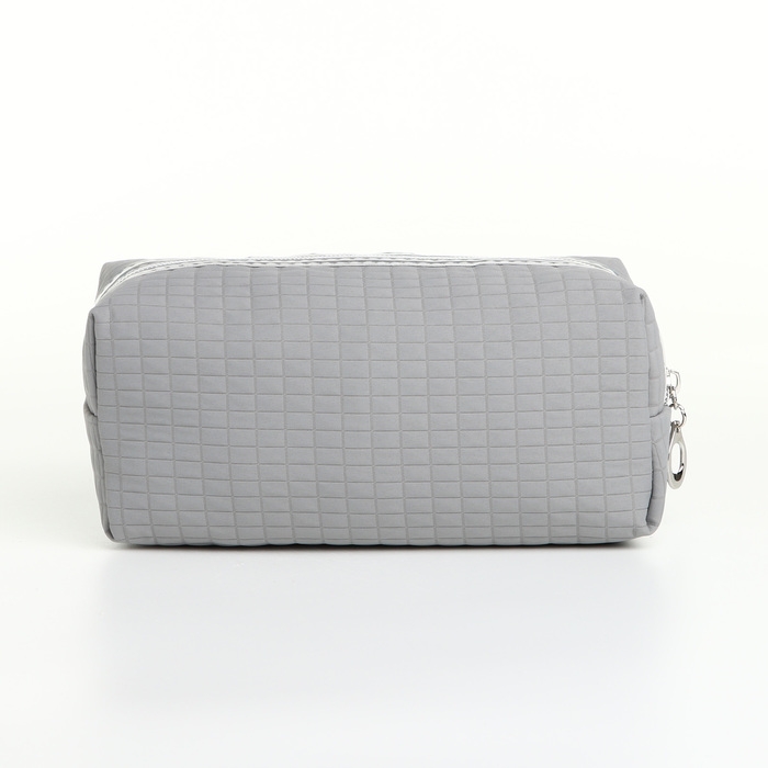 Косметичка на молнии, цвет серый Косметичка на молнии, цвет серый